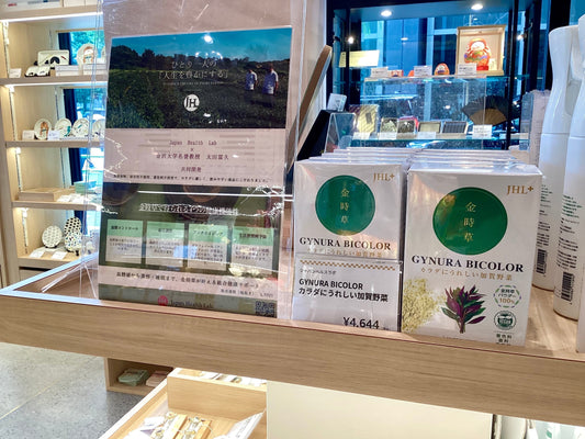自然派に朗報!いしかわテラスで手に入る!Gynura bicolor - カラダにうれしい加賀野菜 JHL+/Japan Health Lab